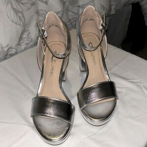 CL by Laundry Metallic Heels